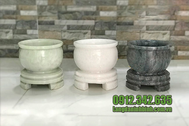 Bát hương đá trắng, mẫu bát hương đẹp