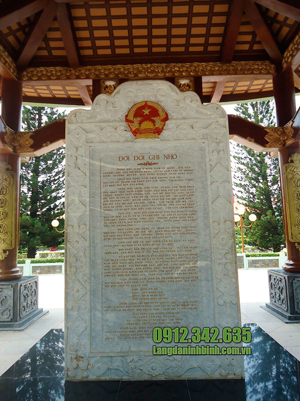 Bia đá ghi danh đẹp