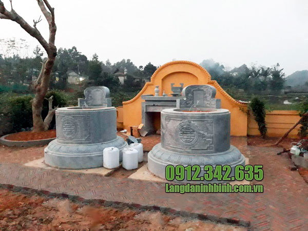 Lăng mộ đá tròn đẹp