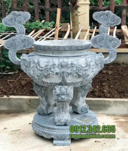 Mẫu lư hương, bát hương bằng đá đẹp tại Hà Nội, Đà Nẵng, Tphcm