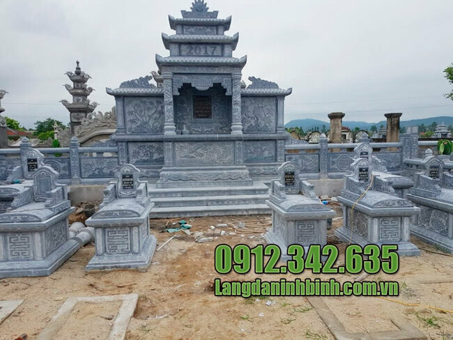 Thiết kế khu lăng mộ đá đẹp ninh vân