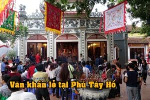 Bài văn khấn ở phủ tây hồ, Văn khấn lễ tại phủ tây hồ