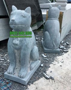 Tượng chó đá - Bán tượng chó đá phong thủy chất lượng giá rẻ