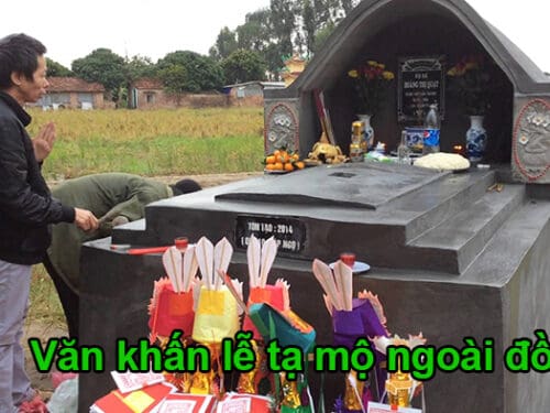 Văn khấn lễ tạ mộ ngoài đồng và cách sắm lễ tạ mộ
