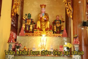 Văn khấn ban đức ông tại chùa