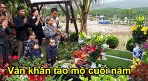 Văn khấn tảo mộ cuối năm và 5 lưu ý khi đi tảo mộ cuối năm
