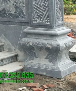 Chân cột vuông bằng đá