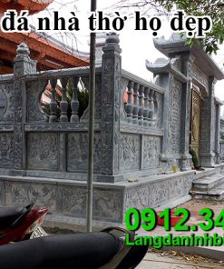 Cổng đá nhà thờ họ đẹp
