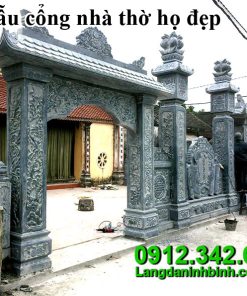 Mẫu cổng nhà thờ họ đẹp