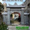 Mẫu cổng nhà thờ tổ đẹp