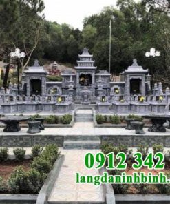 Mẫu khu lăng mộ gia tộc bằng đá đẹp