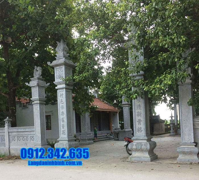 cổng tam quan đền chùa đẹp