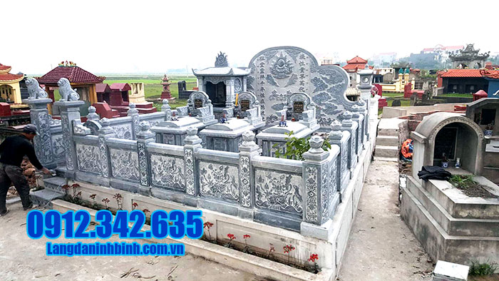 mẫu lăng mộ đá đẹp được sản xuất tại ninh bình