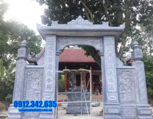 cổng nhà thờ họ bằng đá đẹp