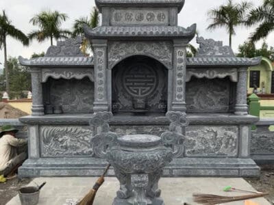 Cơ sở bán lăng mộ đá tại Ninh Bình uy tín mẫu đẹp, chạm khắc tinh xảo