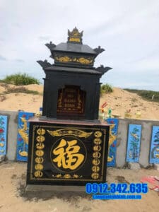 Giá lăng mộ đá hoa cương ninh vân ninh bình