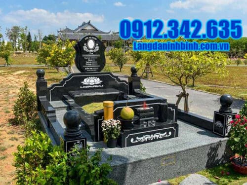 Lăng mộ đá granite đẹp Ninh Vân Ninh Bình