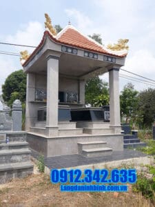 Lăng mộ đá granite đẹp ninh bình