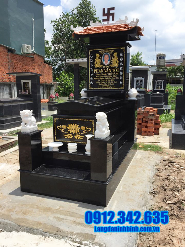 mẫu mộ đá granite đẹp Ninh Bình