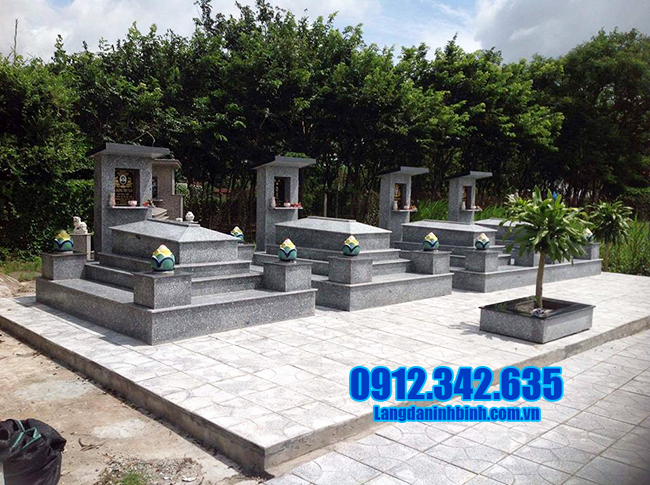 mẫu mộ đá granite đẹp Ninh vân