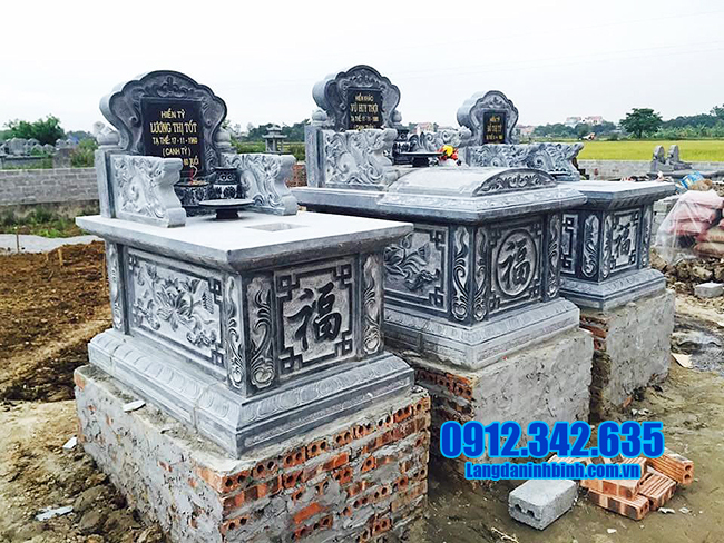 mẫu mộ bành bằng đá thanh hóa