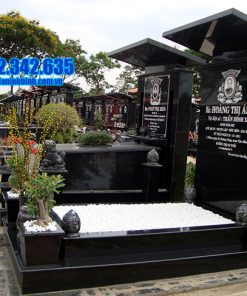 mẫu mộ đá granite đẹp cho hai người