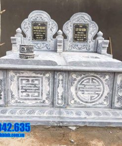 Mẫu mộ đôi đá ninh bình