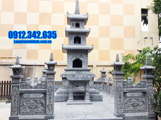 mộ tháp bằng đá xanh thanh hóa