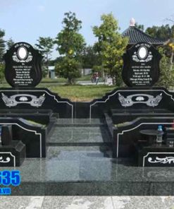 mộ đá granite dành cho hai người
