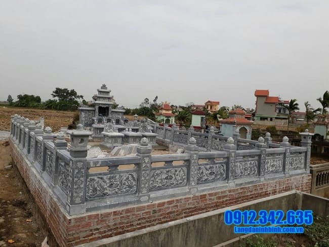 mẫu khu lăng mộ bằng đá đẹp nhất tại Quảng Trị