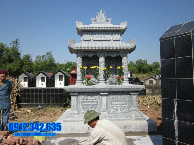 mộ đá đôi đẹp tại Đà Nẵng
