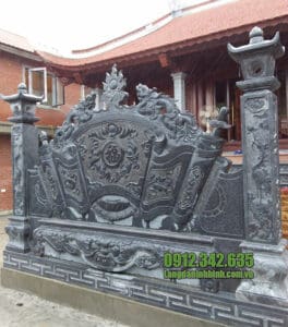 cuốn thư bằng đá tại Hải Dương