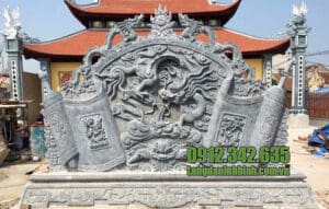 mẫu cuốn thư bằng đá đẹp giá rẻ tại Hòa Bình