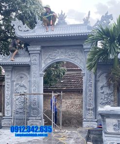 các mẫu cổng nhà thờ họ bằng đá tại Phú Thọ
