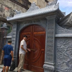 các mẫu cổng nhà thờ họ bằng đá tại Quảng Ninh