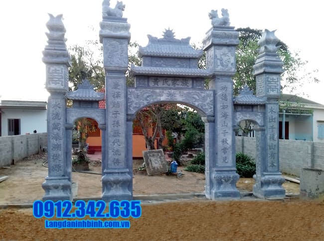 mẫu cổng nhà thờ họ đẹp nhất tại Quảng Ninh