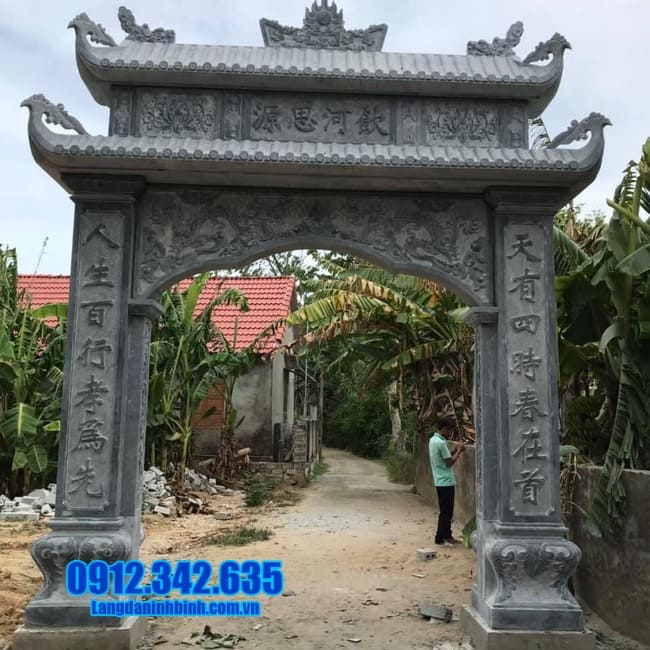 mẫu cổng nhà thờ họ đẹp tại Quảng Ninh