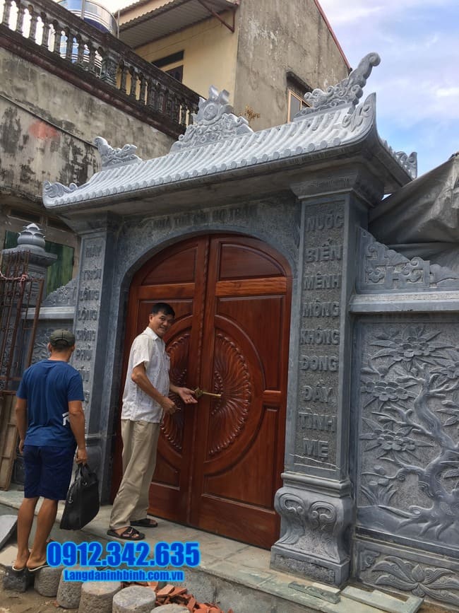 mẫu cổng nhà thờ họ tại Phú Thọ