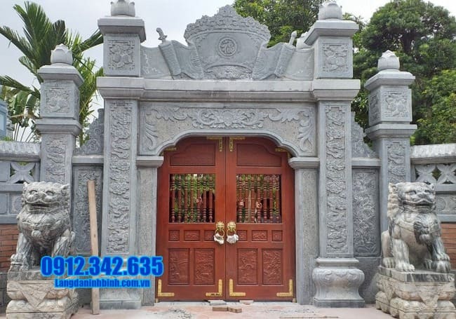 cổng đá đẹp tại Phú Thọ