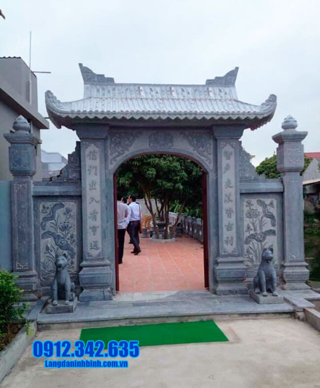 cổng nhà thờ họ bằng đá đẹp nhất tại Thái Nguyên