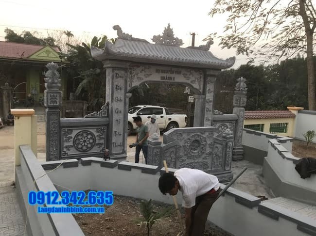 mẫu cổng nhà thờ họ tại Tuyên Quang
