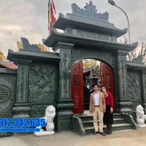 mẫu cổng tam quan bằng đá tại Lạng Sơn