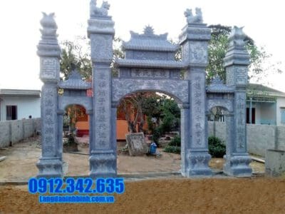 Mẫu cổng chùa bằng đá tại Phú Yên đẹp nhất - Làm cổng đá tại Phú Yên