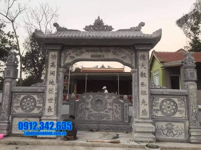 cổng tam quan đá đẹp tại Ninh Thuận