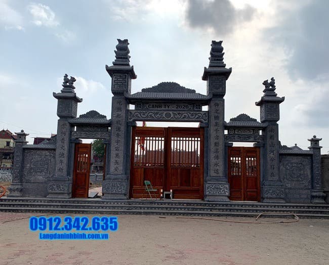 cổng tam quan đá tại Ninh Thuận đẹp