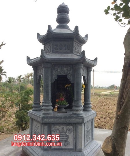 mẫu mộ tháp xây bằng đá tại Quy Nhơn đẹp