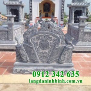 Mẫu cuốn thư đá lăng mộ đẹp