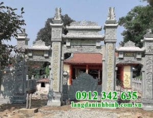 Mẫu cổng đá nhà thờ họ