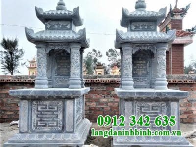 Mẫu mộ đá tự nhiên nguyên khối đẹp