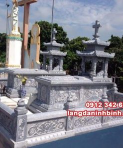 Mẫu lăng mộ công giáo đơn giản